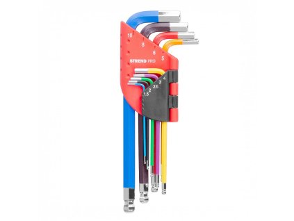 Sada klíčů 9 dílů Hex, Cr-V, Imbus