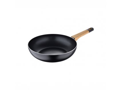 Wok pánev s nepřilnavým povrchem 28 cm Earth Black
