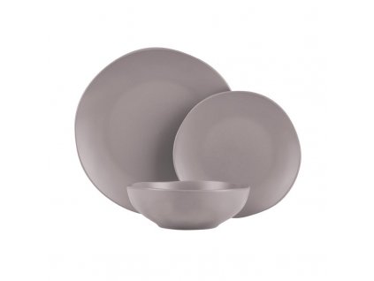 Jídelní sada talířů 18 ks Taupe Collection