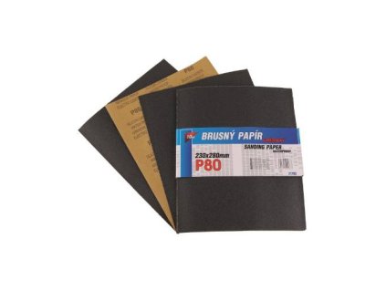 Papír brusný 230 x 280 mm P240, 10 ks, voděodolný