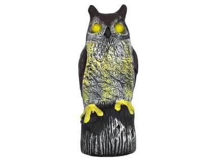 Plašič ptáků Sova 41cm /svítící oči, zvuk/