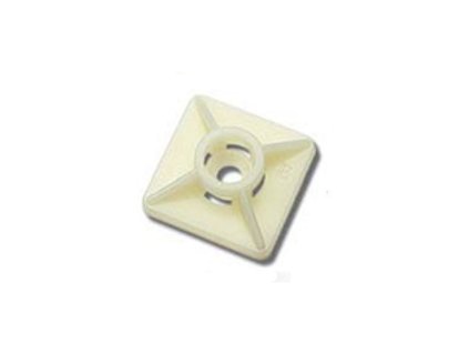 Příchytka 2cestná 27x27 / 4,8 bílá (pro pásky)