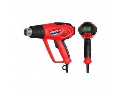 Pistole horkovzdušná s regulací teploty a vzduchu, 2000W, FESTA