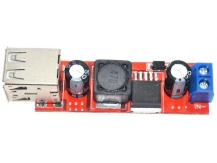 Napájecí modul, step-down měnič 5V/3A, 2xUSB