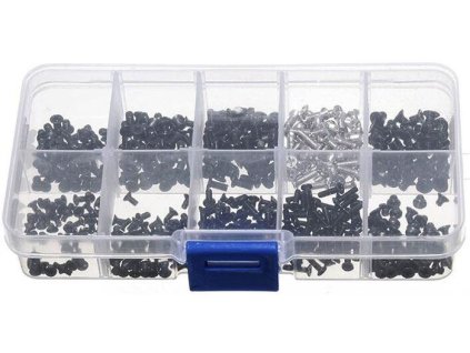 Šroubky M2-M3 se zápustnou hlavou, sada 500ks