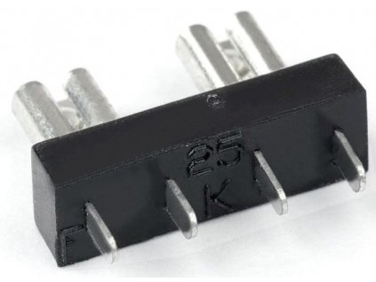 Pojistkový držák do DPS s pro autopojistky 19x12mm