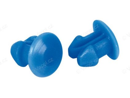 Příchytka SPZ modrá, pojistná