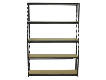 Policový regál, 5 polic - 1200 x 410 x 1830 mm - AH007