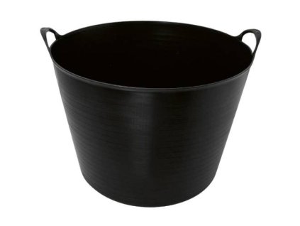 Nádoba plastová se 2 úchyty, 27 l, černá, ENPRO