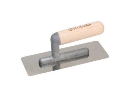 Hladítko nerezové benátské, 80 x 200 mm, dřevěná rukojeť