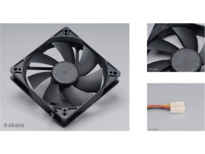 Ventilátor 120x120x25mm 12V 1200 ot/min