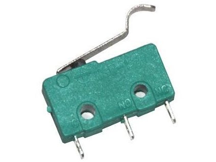 Mikrospínač MSW-14, ON-(ON) 250V/5A s páčkou 23mm