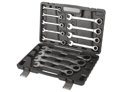 Sada ráčnových očkoplochých klíčů v kufru 13 ks - AH121302