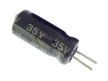 47u/35V 105° 6x11x2mm, elektrolyt.kondenzátor radiální