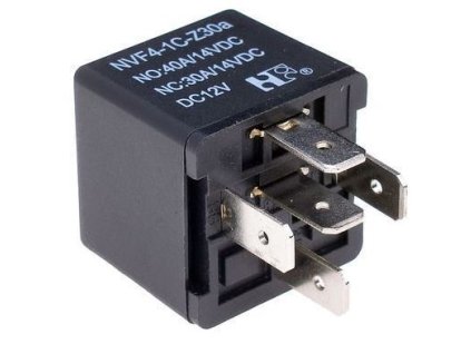 Relé auto NVF4-1C-Z30a  12V/30A 26,5x26,5x24,5mm bez třmínku