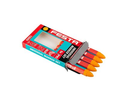 Značkovač univerzální FESTA 120mm žlutý 5ks