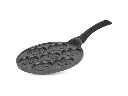 Pánev MagicHome na lívance a volské oko na 7 ks, smajlíci, indukce, 27cm