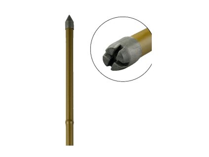 Tyč imitace bambus Garden 20x1800mm, ocel/plast hnědá