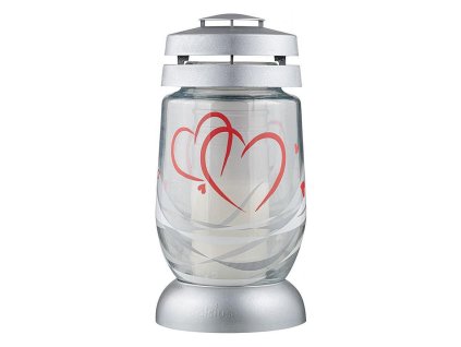 Kahanec Bolsius 3S 13 srdce, 22cm, na hrob, 36h