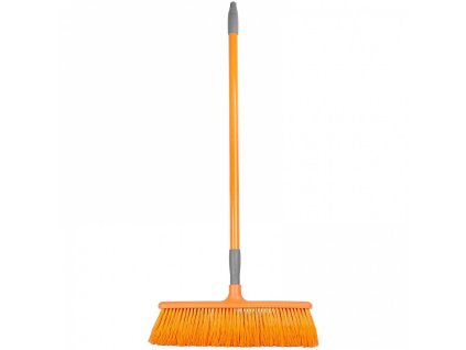 Smeták na listí, zahnuté štetiny, teleskop. násada, 400mm