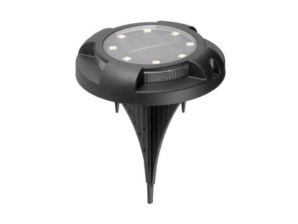 Solární lampa Crater, 11x14cm, 12xSMD LED, AA, 2ks