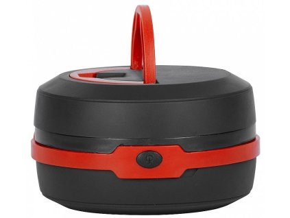 Kempingová lampa , skládací, 3xAA, červená, 8.5x5/13 cm