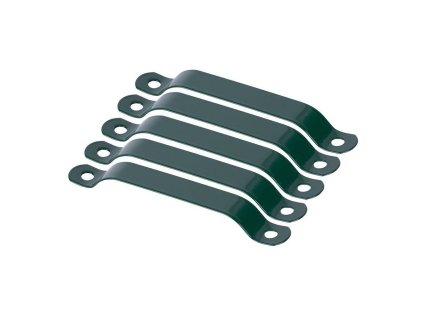 Opasek na kulatý sloupek METALTEC RAL6005, zelený, 60mm, 5ks