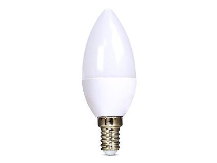 LED žárovka, svíčka, 6W, E14, 6000K, 510lm