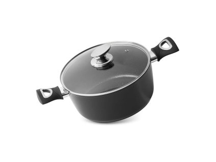 Hrnec MagicHome Black Line, 24cm, 4,0lit. s poklicí