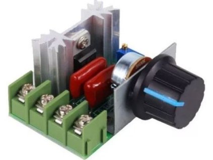 Stmívač a regulátor otáček pro komutátorové motory do 2000W