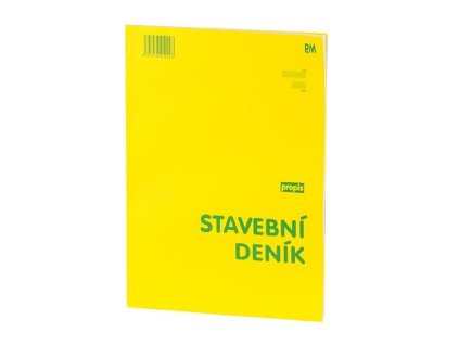 Deník stavební propisovací A4 3x12 str.