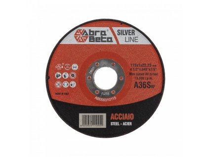 Kotouč řezný na ocel rovný, 115x1, Ř/R