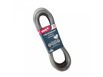 Prádelní šňůra YORK s kovovým jádrem 20m PRESTIGE