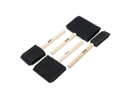 Sada pěnových štětců, 4 ks (25, 50, 75, 100mm)