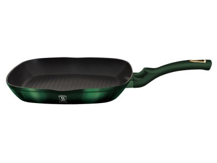 BERLINGERHAUS Pánev grilovací s titanovým povrchem 28 cm Emerald Collection BH-6050