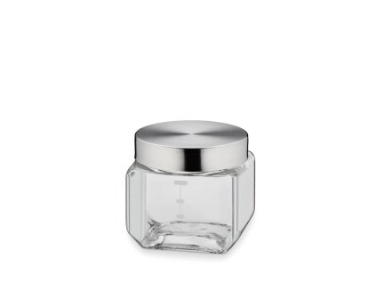 KELA Dóza skladovací sklo / nerez ISA 0,75 l KL-10770