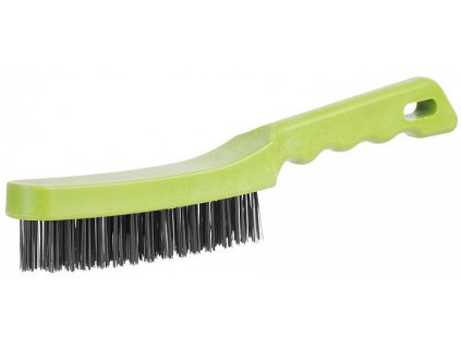 Kartáč ocelový 4-řadý CT070515 275mm, plastová rukojeť