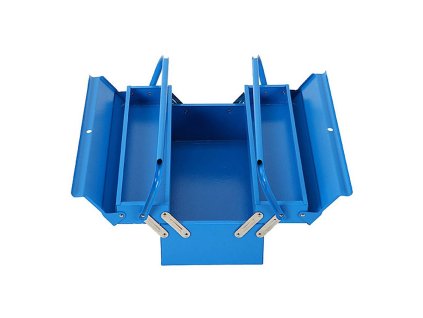 Kufr na nářadí TB102F plechový, 430x200x160, 3 dílný