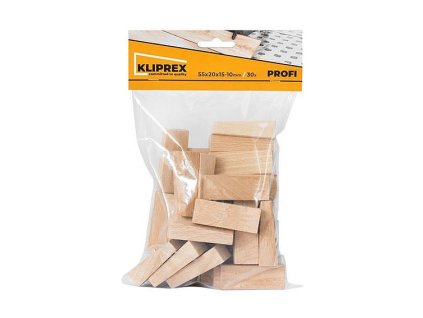 Klínky dřevěné BK 33ks/55x20x15-10