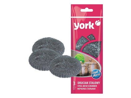 Drátěnka YORK ocelová 3 ks