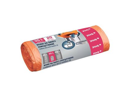 Sáčky do koše na odpad, smetí YORK 20ks, 35l