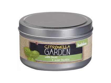 Svíčka bolsius Jar Citronella, bazalka