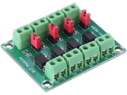 Modul optického oddělení s PC817 - 4 kanály