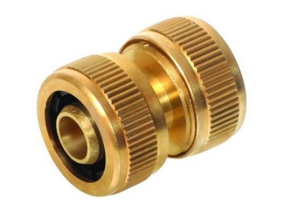 Spojka 2 hadic 1/2" mosaz, kleština/kleština