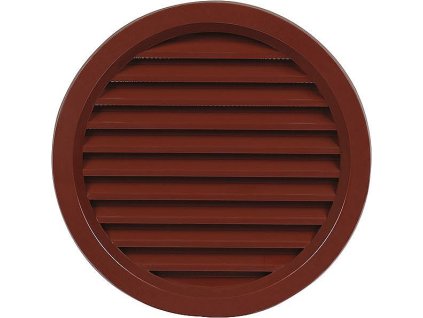 Větrací mřížka kruhová se síťovinou 140 hnědá