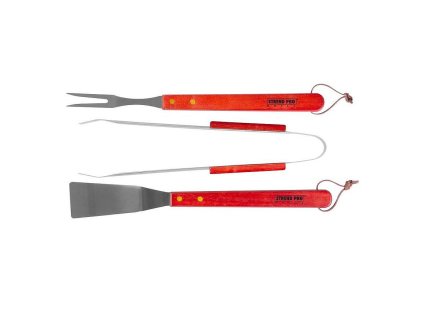 Sada nářadí BBQ S12049, na gril, Hardwood