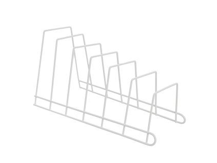 Stojan odkladač 6 poklic bílý