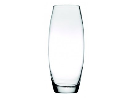 Váza sklo 26cm  FLORA oblá