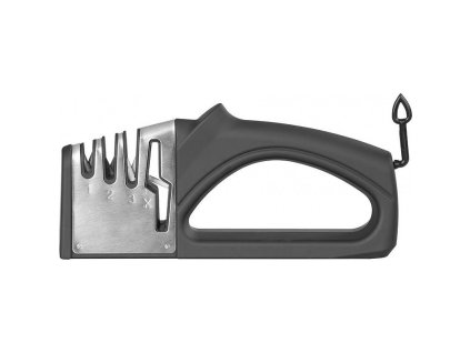 Ostřič nožů a nůžek, 4v1, černý