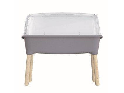 Sadbovač RESPANA PLANTER WOOD HIGH SET šedý kámen 78cm